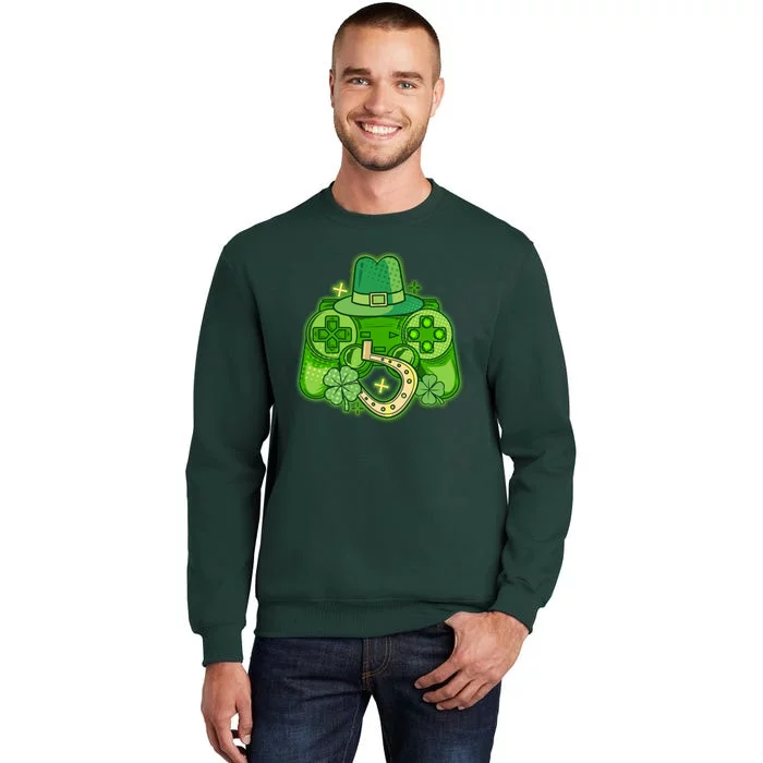 St Patricks Day Lucky Video Game Controller Sweatshirt