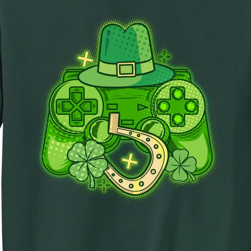 St Patricks Day Lucky Video Game Controller Sweatshirt