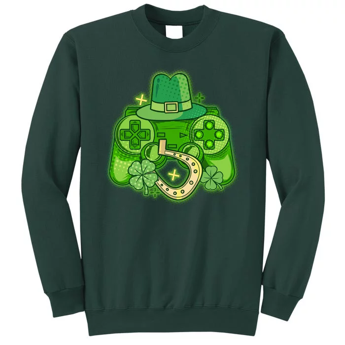 St Patricks Day Lucky Video Game Controller Sweatshirt