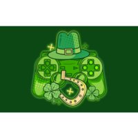 St Patricks Day Lucky Video Game Controller Bumper Sticker