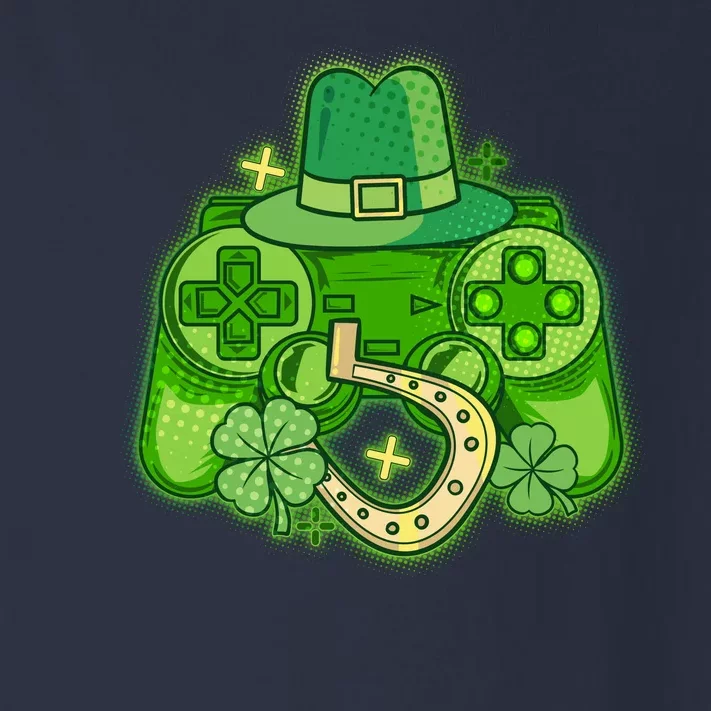 St Patricks Day Lucky Video Game Controller Toddler Long Sleeve Shirt