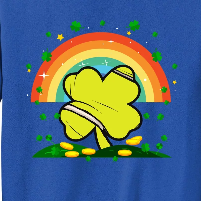 Saint Patricks Day Shenanigans Rainbow Tennis Ball Shamrock Gift Sweatshirt