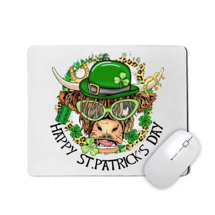 St. Patricks Day happy Shenanigans shamrock Mousepad