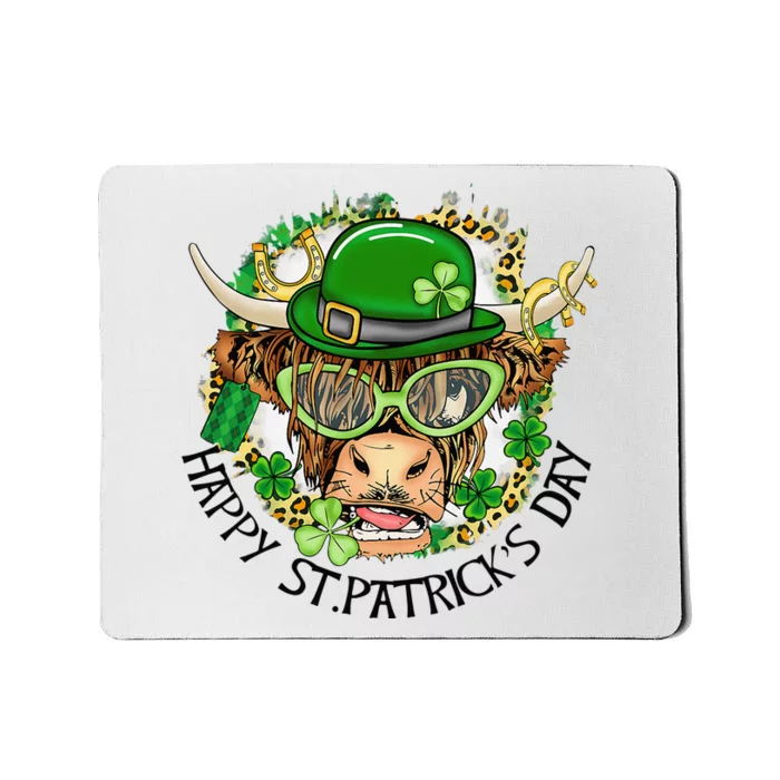 St. Patricks Day happy Shenanigans shamrock Mousepad