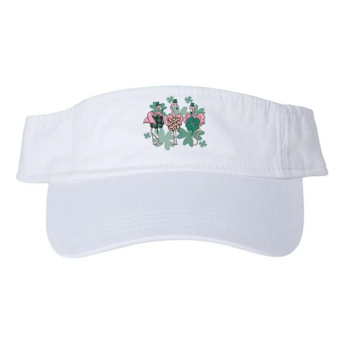 St Patrick's Day Flamingo Valucap Bio-Washed Visor