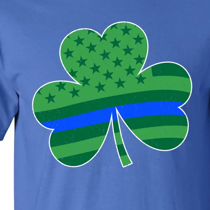 St Patricks Day Shamrock Irish American Police Officer Cop Meaningful Gift Tall T-Shirt