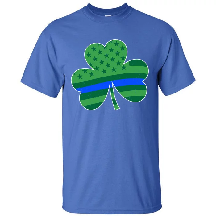 St Patricks Day Shamrock Irish American Police Officer Cop Meaningful Gift Tall T-Shirt