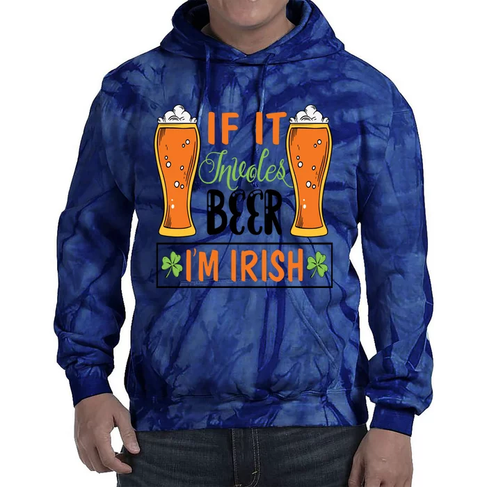 St Patricks Day Drinking Tie Dye Hoodie