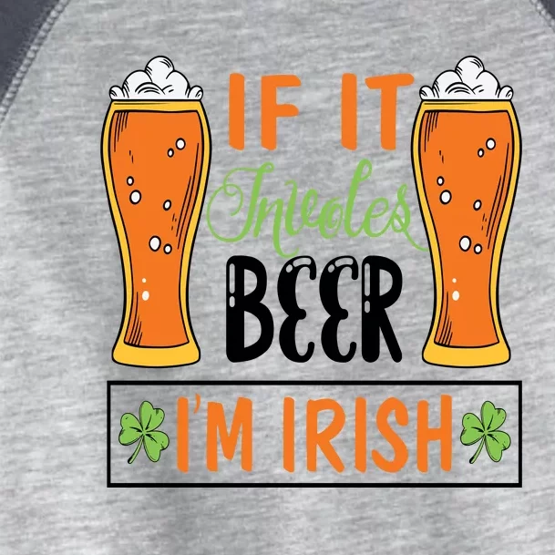 St Patricks Day Drinking Toddler Fine Jersey T-Shirt