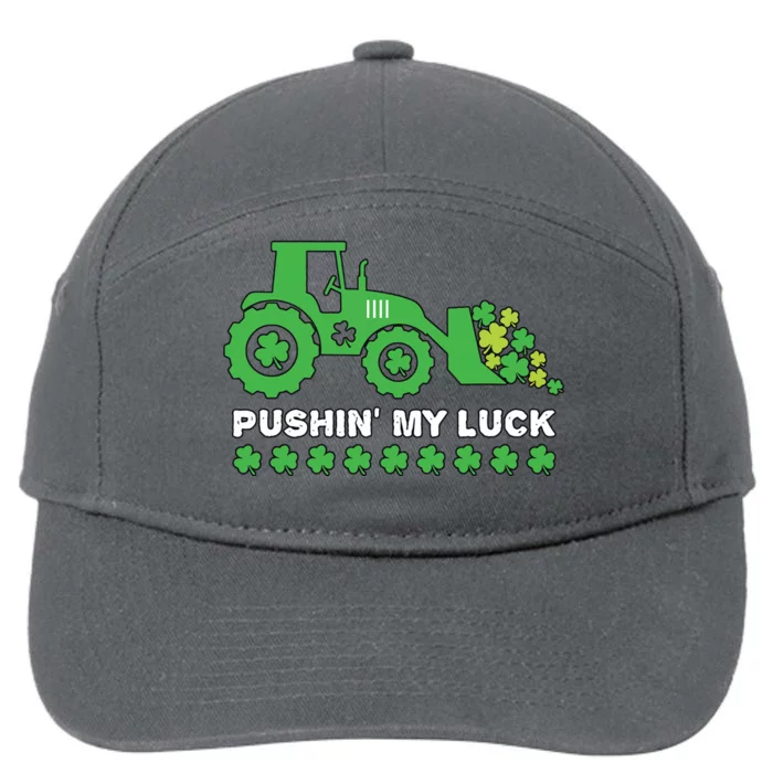 St Patricks Day Pushing My Luck Monster Truck 7-Panel Snapback Hat