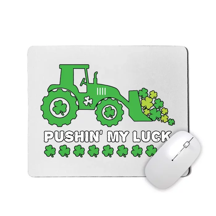 St Patricks Day Pushing My Luck Monster Truck Mousepad