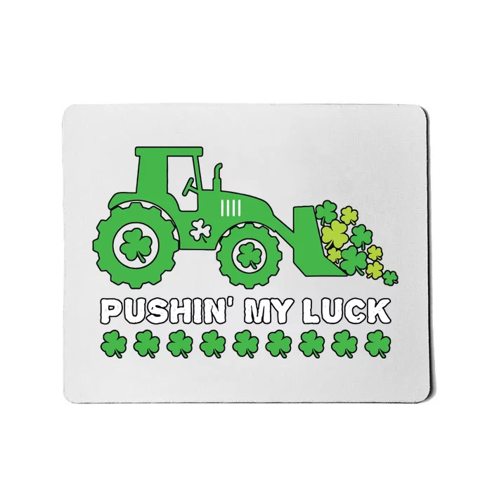 St Patricks Day Pushing My Luck Monster Truck Mousepad