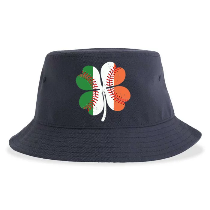 St Patricks Day Shamrock Baseball Gift Sustainable Bucket Hat