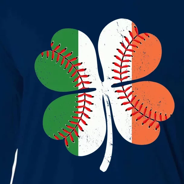 St Patricks Day Shamrock Baseball Gift Cooling Performance Long Sleeve Crew