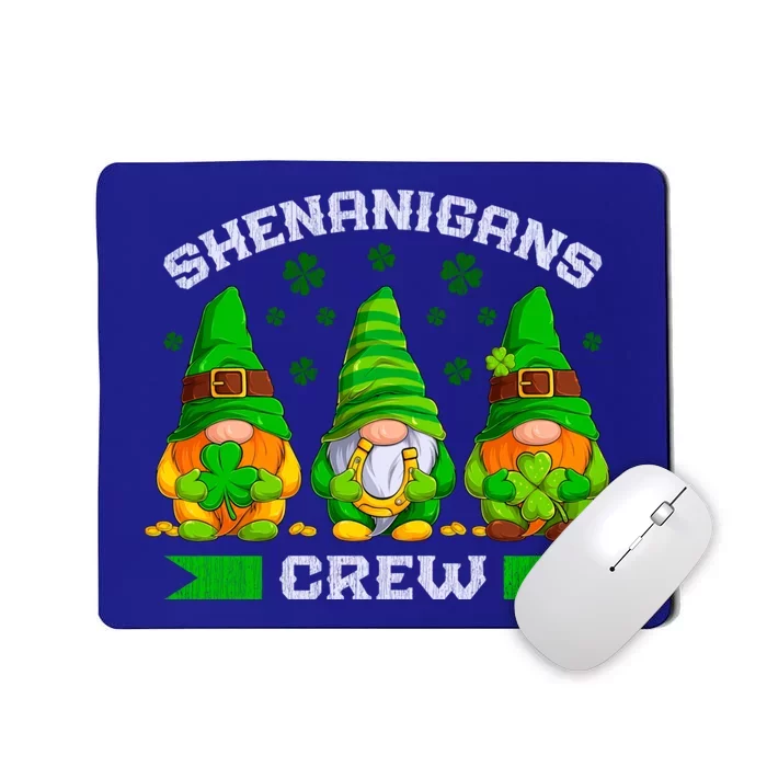 St Patrick's Day Gnomes Shenanigans Crew Gift Mousepad