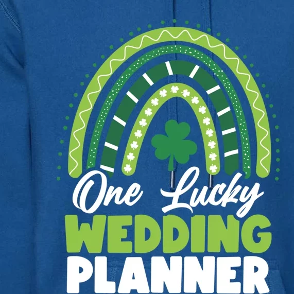 St Patricks Day One Lucky Wedding Planner Gift Premium Hoodie