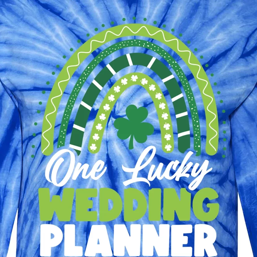 St Patricks Day One Lucky Wedding Planner Gift Tie-Dye Long Sleeve Shirt