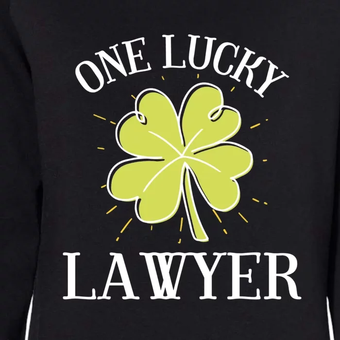 St Patricks Day Gift Lucky Lawyer Gift Great Gift Womens California Wash Sweatshirt