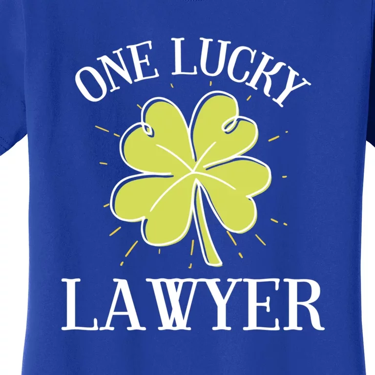 St Patricks Day Gift Lucky Lawyer Gift Great Gift Women's T-Shirt