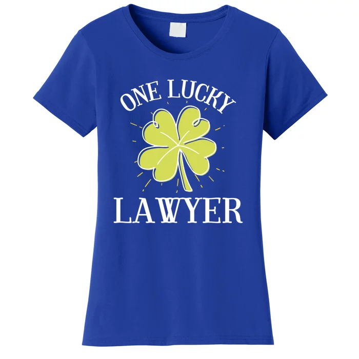 St Patricks Day Gift Lucky Lawyer Gift Great Gift Women's T-Shirt