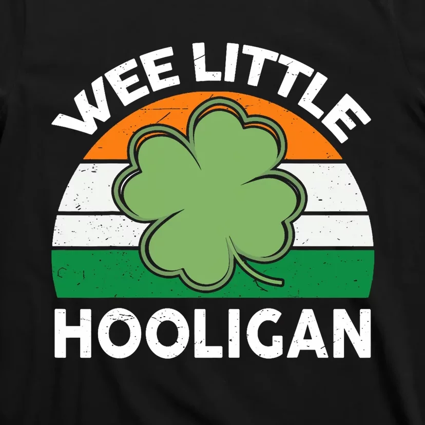 St Patricks Day Wee Little Hooligan Funny T-Shirt