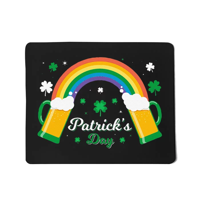 St. Patrick's Day Saint Paddy's Rainbow Irish Mousepad