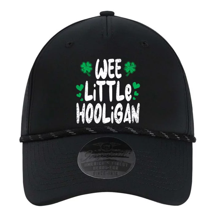 St Patricks Day Boy Girl Toddlers Wee Little Hooligan Performance The Dyno Cap