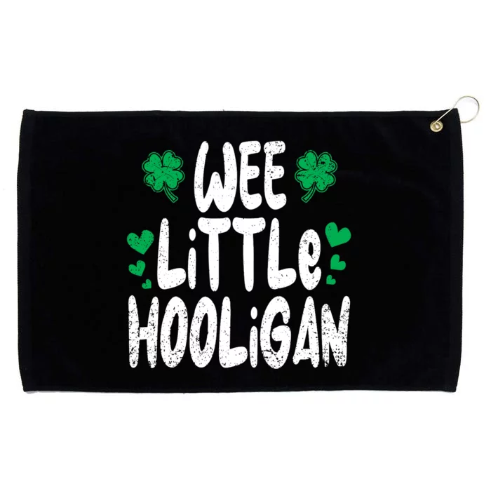 St Patricks Day Boy Girl Toddlers Wee Little Hooligan Grommeted Golf Towel