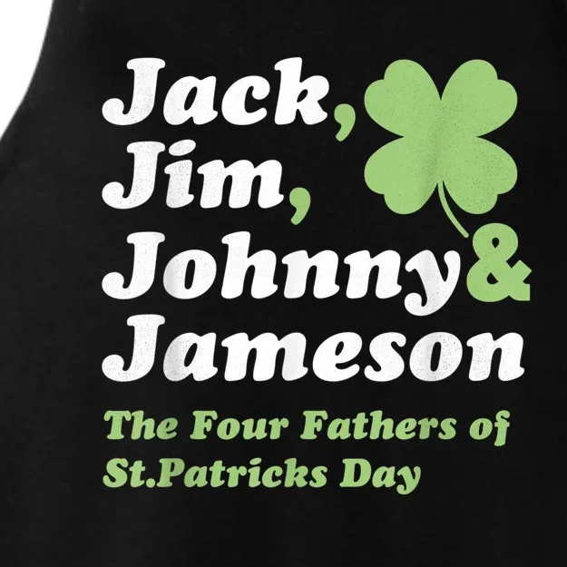 Saint Patricks Day Shirts | Jack Jim Johnny Jameson Fathers Ladies Tri-Blend Wicking Tank