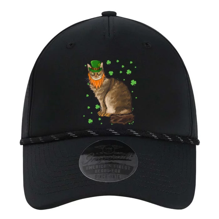 St Patricks Day Laperm Cat Shamrock Gift Performance The Dyno Cap