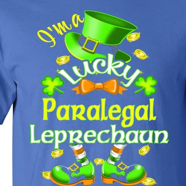 St Patrick's Day Paralegal Costume I'm A Lucky Leprechaun Gift Tall T-Shirt