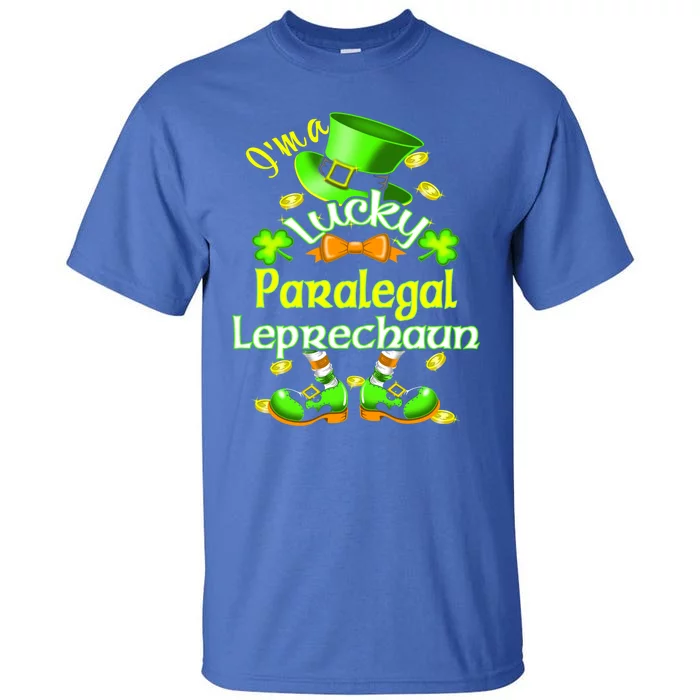 St Patrick's Day Paralegal Costume I'm A Lucky Leprechaun Gift Tall T-Shirt