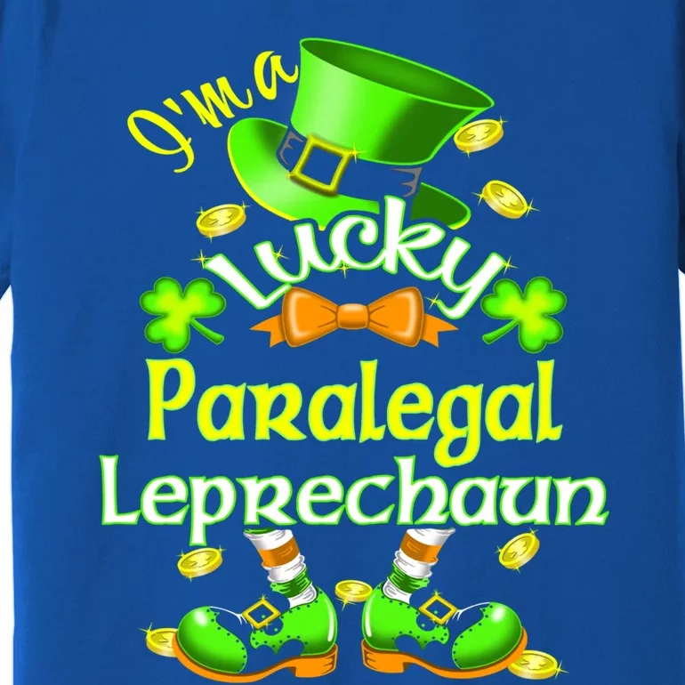 St Patrick's Day Paralegal Costume I'm A Lucky Leprechaun Gift Premium T-Shirt