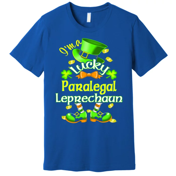 St Patrick's Day Paralegal Costume I'm A Lucky Leprechaun Gift Premium T-Shirt