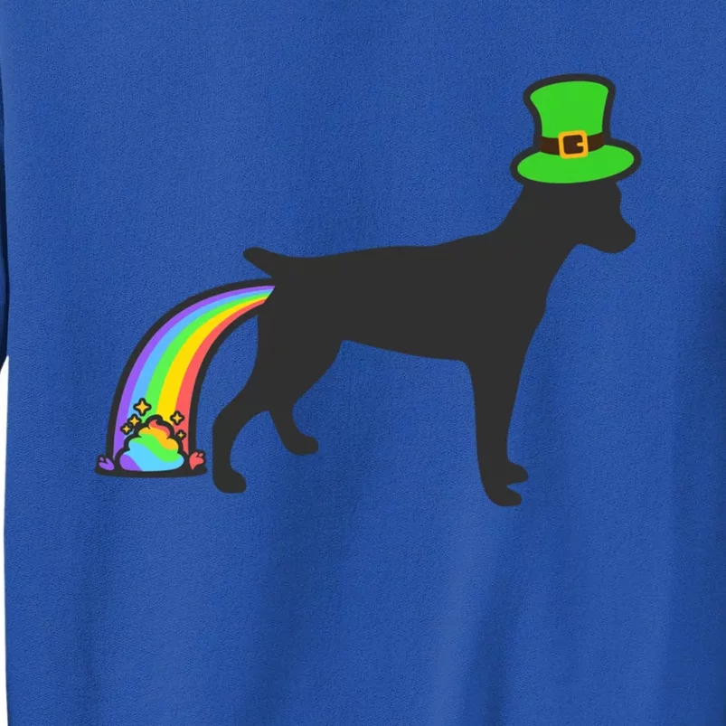 St Patrick's Day Rainbow Dog Gift Rat Terrier Gift Tall Sweatshirt