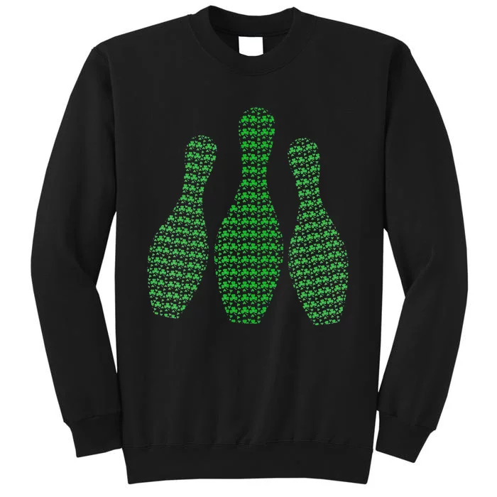 St Patrick's Day Shamrocks Bowling Irish Outfit Sweatshirt