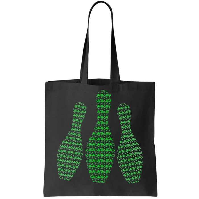 St Patrick's Day Shamrocks Bowling Irish Outfit Tote Bag