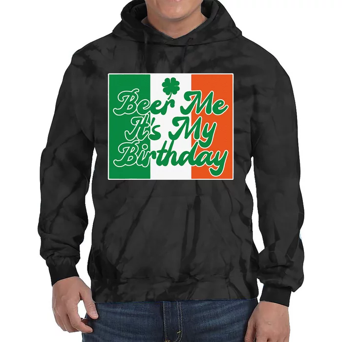 Saint Patrick's Day Graphic Quote Ireland Flag Birthday Gift Tie Dye Hoodie