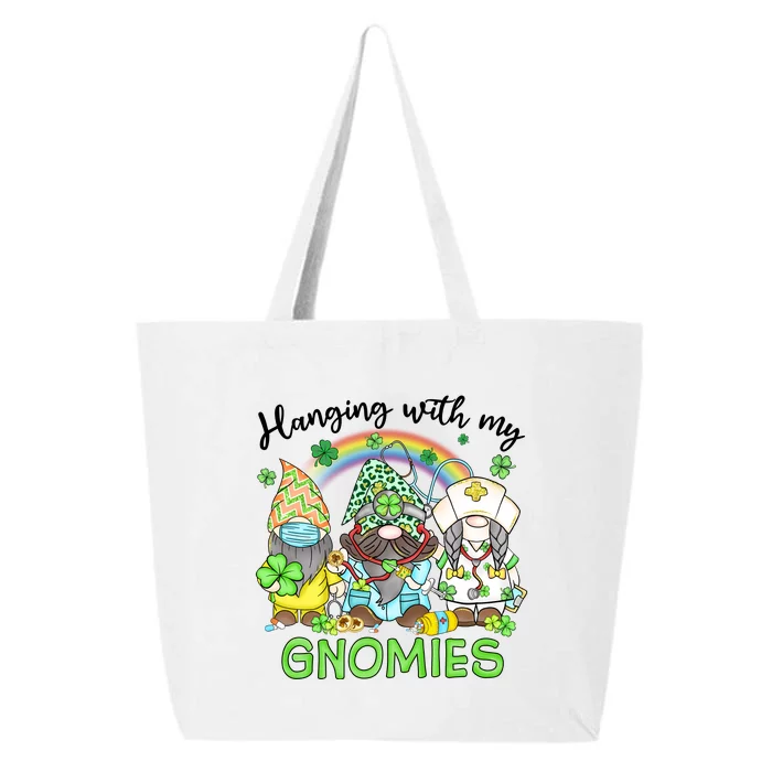 St Patricks Day With My Gnomies Nordic Gnomes Tomte Nisse 25L Jumbo Tote