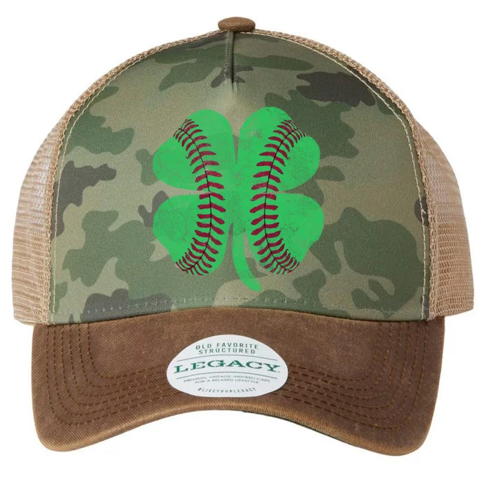 St Patrick's Day Shamrock Baseball Player Costume Gift Legacy Tie Dye Trucker Hat