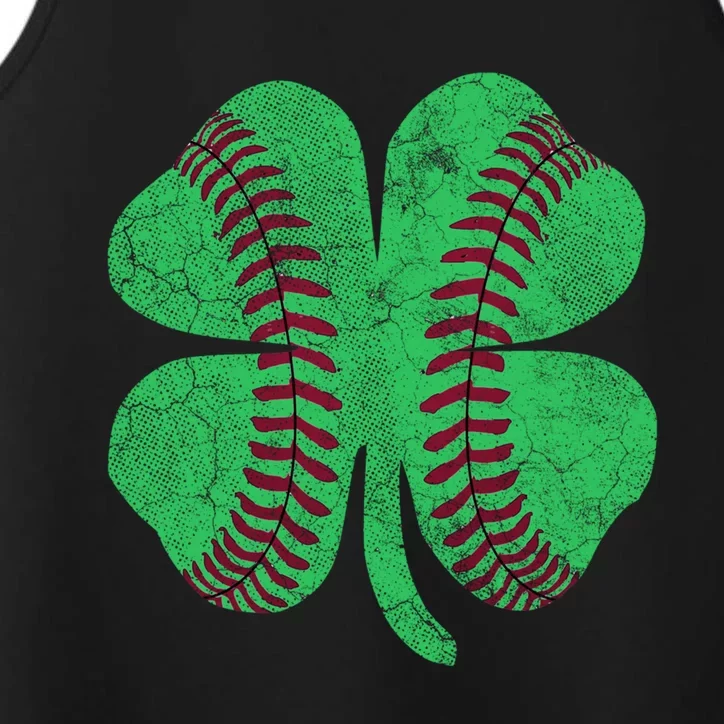 St Patrick's Day Shamrock Baseball Player Costume Gift Performance Tank