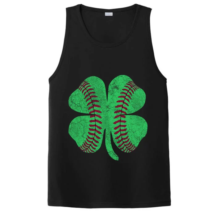 St Patrick's Day Shamrock Baseball Player Costume Gift Performance Tank