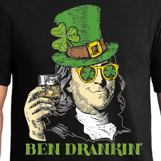 St Patricks Day, Ben Drankin, Funny St Patricks Day, St Patricks Day Drinking Pajama Set