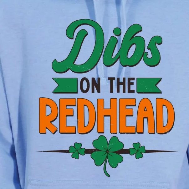 St. Patrick's Day Dibs On The Redhead Unisex Surf Hoodie