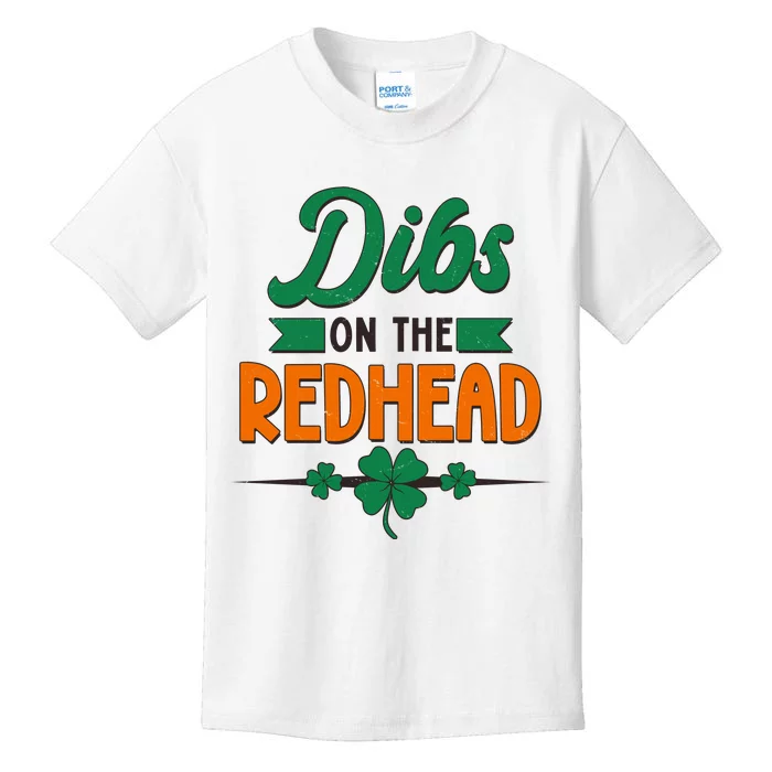 St. Patrick's Day Dibs On The Redhead Kids T-Shirt