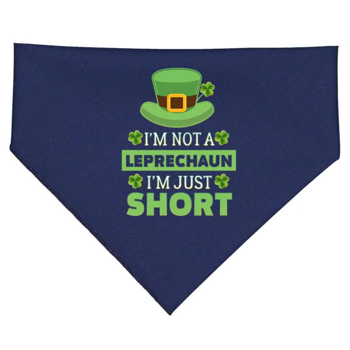 St. Patricks Day With IM Not A Leprechaun IM Just Short USA-Made Doggie Bandana