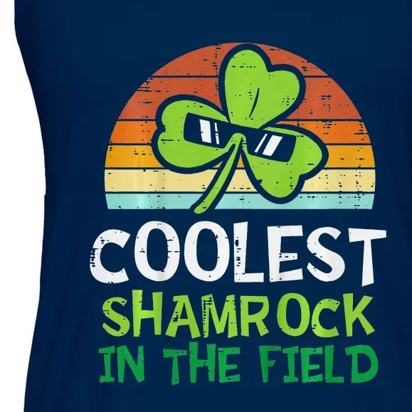 St Patricks Day Saint Paddys Coolest Shamrock Ladies Essential Flowy Tank