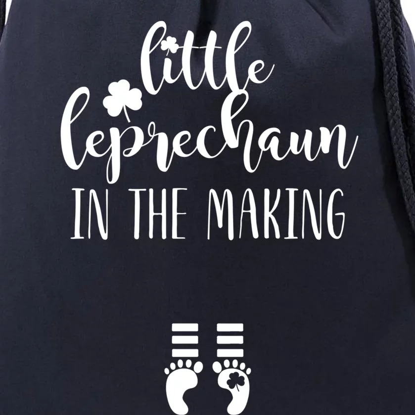 St Patricks Day Pregnant One Lucky Mama In The Making Meaningful Gift Drawstring Bag