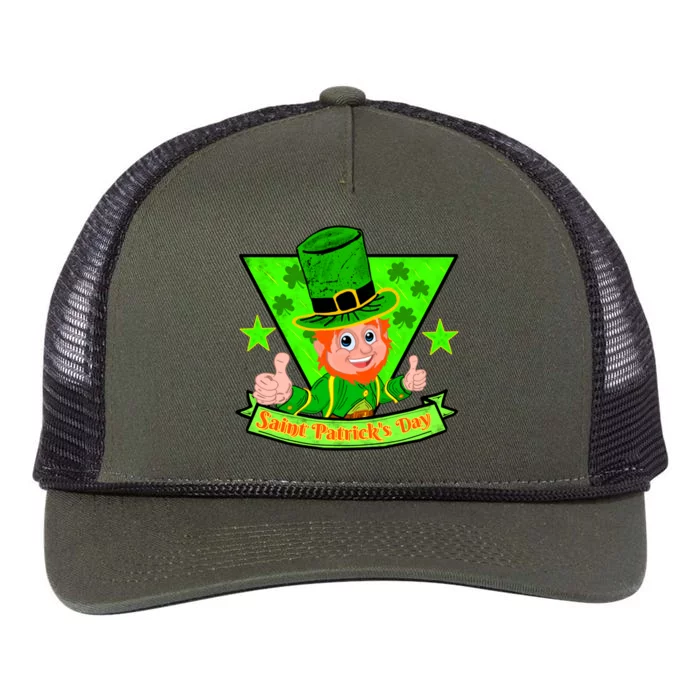 St Patricks Day Retro Rope Trucker Hat Cap