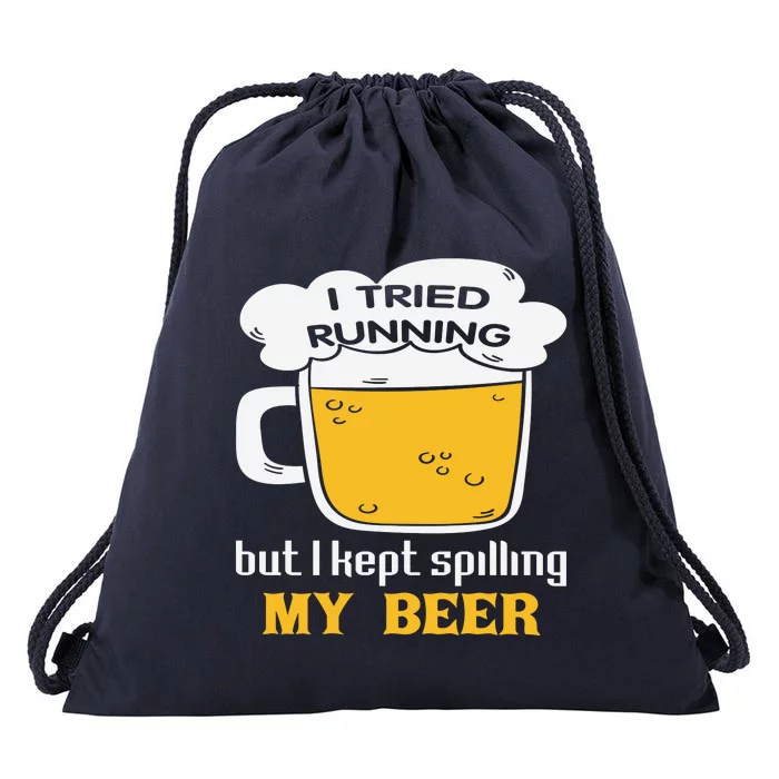 St Patrick's Day Drinking Drawstring Bag